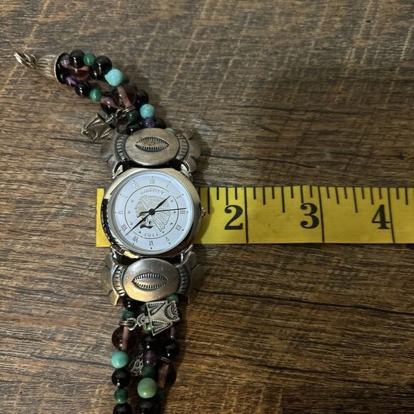 UNIQUE Women\'s Charming 925 STERLING SILVER NATIVE Watch LIBERTY 1911 UNTESTED main image 8
